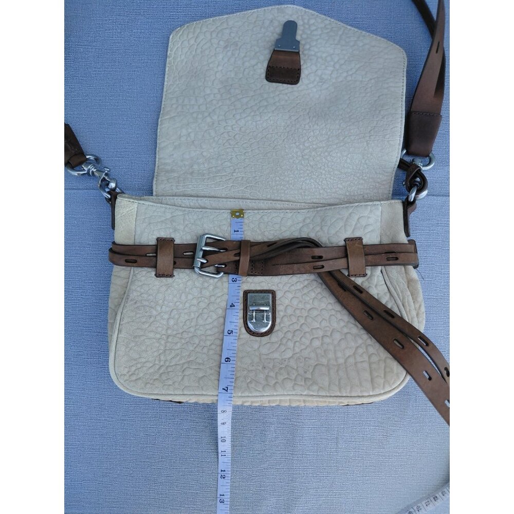 Gryson Ellie Messenger Bag Leather Satchel Belted Buckle Saddle Bag Western Boho - Picture 12 of 14